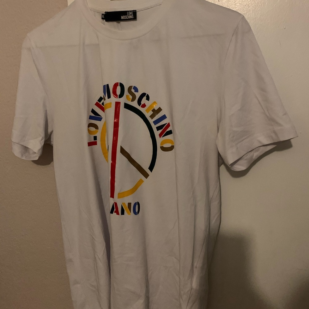 Men’s White Moschino T-shirt